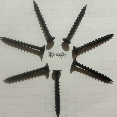 粗牙钉网磷黑4*40图1