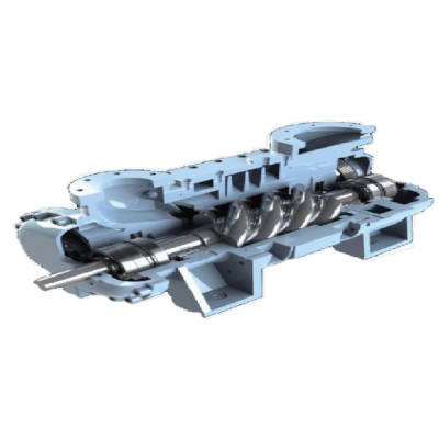 双螺杆式蒸汽压缩机图1